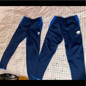 Two Umbro Boy Joggers